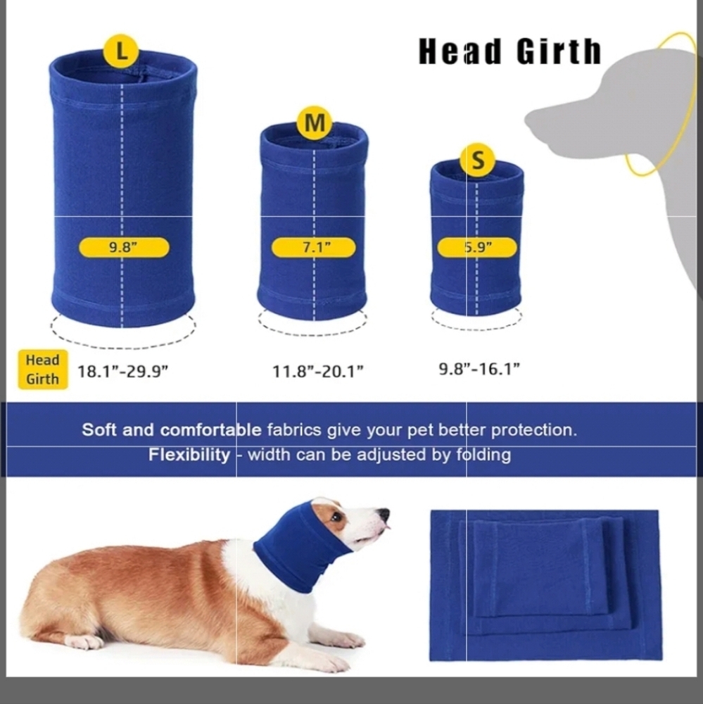 Calming Dog Hoodie - Blue - Picture 8 of 13
